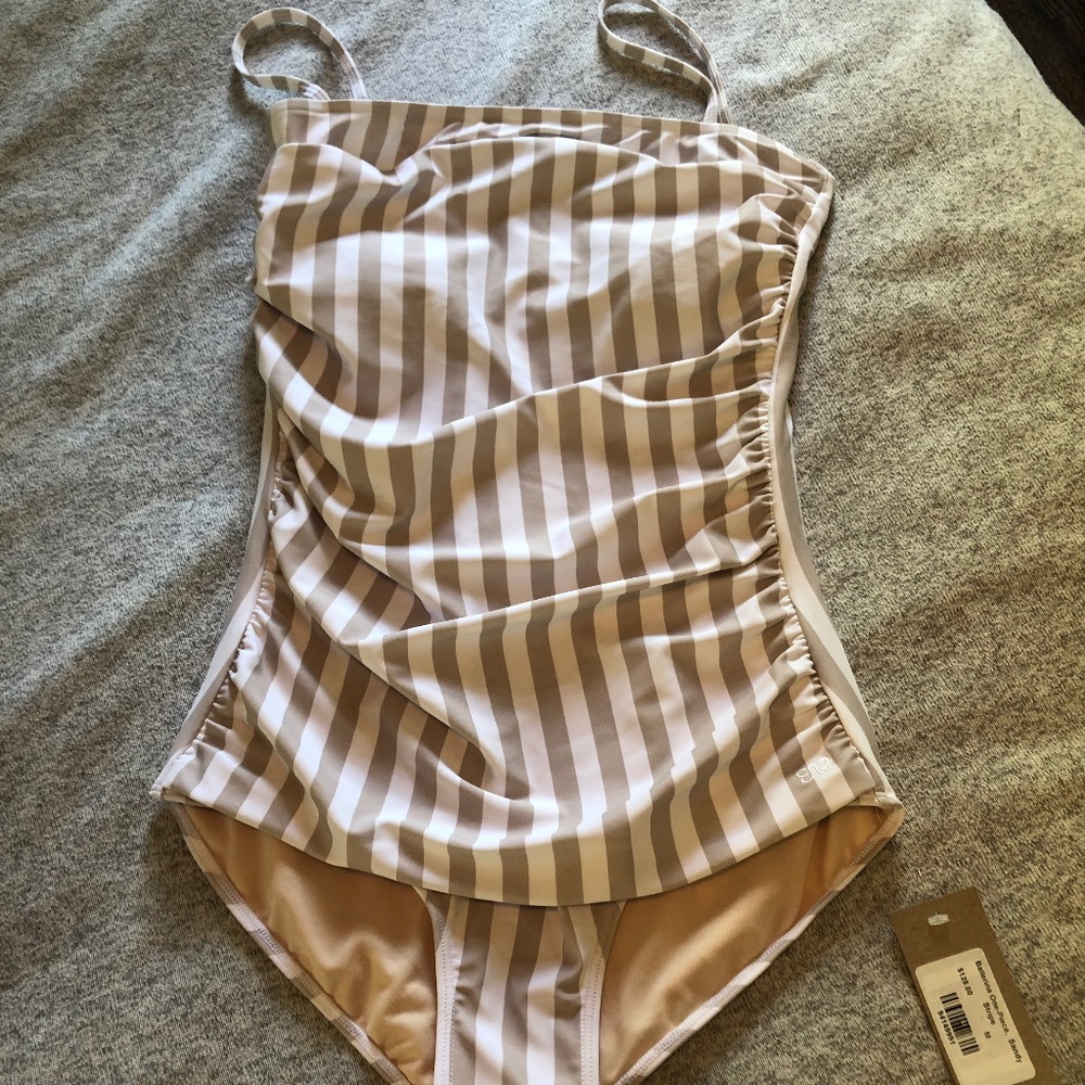 Albion Sandy Stripe Ballerina One-Piece Swimsuit